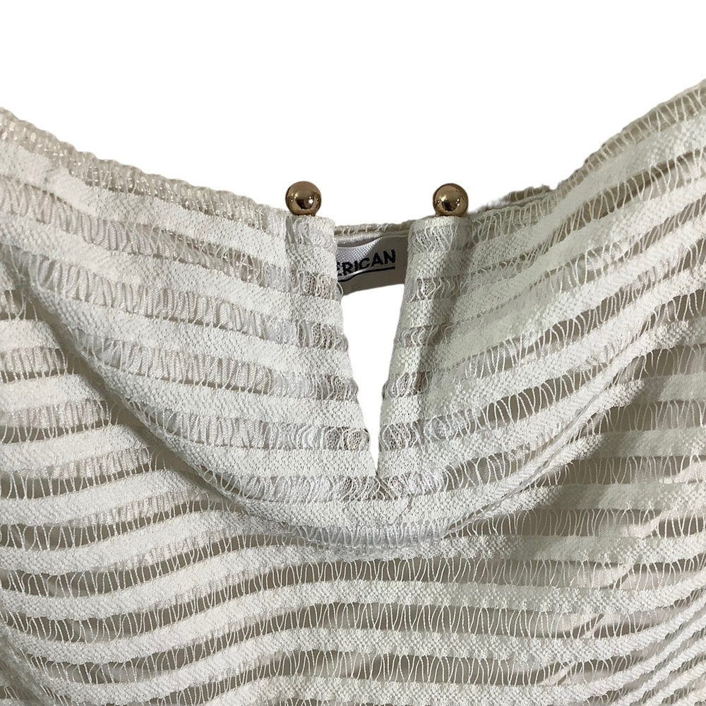 Good American Ivory Crop Top - Picture 2 of 5
